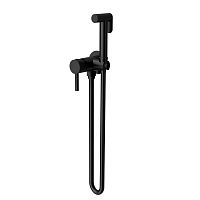 Гигиенический душ со смесителем Raiber RPB-009, матовый черный