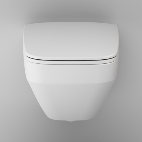 Унитаз подвесной FlashClean с сиденьем микролифт, матовый AM.PM Inspire V2.0 C50A1700MWSC фото 7