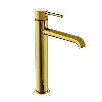 Смеситель для раковины высокий, золото Damixa Scandinavian Pure 360250600