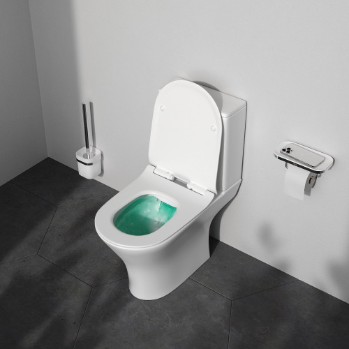 Унитаз-компакт FlashClean с сиденьем микролифт AM.PM Sense C748600SC фото 2