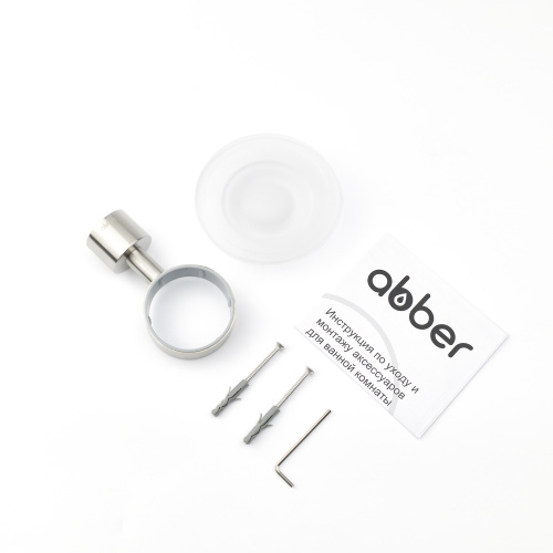 Мыльница с держателем ABBER Osten 316 AA185A8BST брашированная сталь фото 2