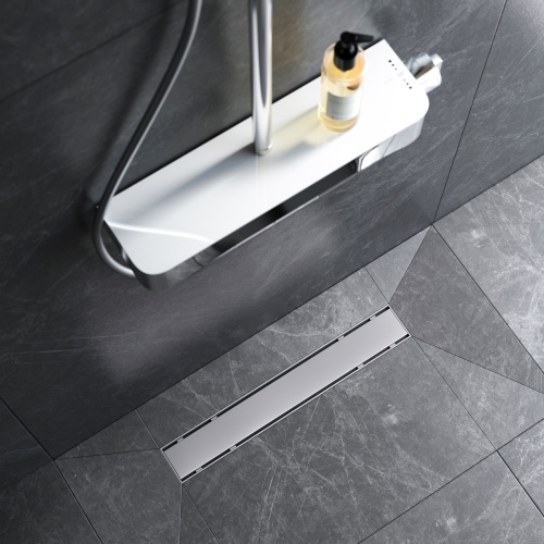 Трап для душа линейный, универсальный затвор Tile, 50 см AM.PM PrimeFlow W02SC-U11-050-04SB фото 7