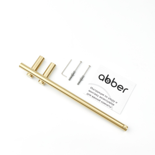 Полотенцедержатель ABBER Osten 316 AA1854BG брашированное золото фото 2