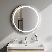 Универсальное зеркало с контурной LED-подсветкой, ИК- сенсором, круглое, 65 см AM.PM X-Joy M85AMOX0651WG