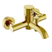 Смеситель для ванной и душа, золото Damixa Scandinavian Pure 361000600