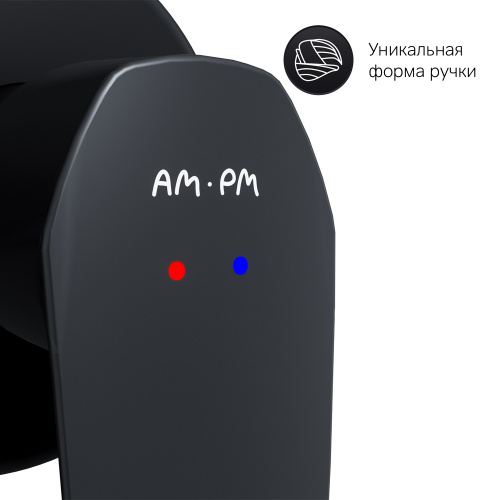 Смеситель для раковины, монтируемый в стену AM.PM Gem F90A72222 фото 7