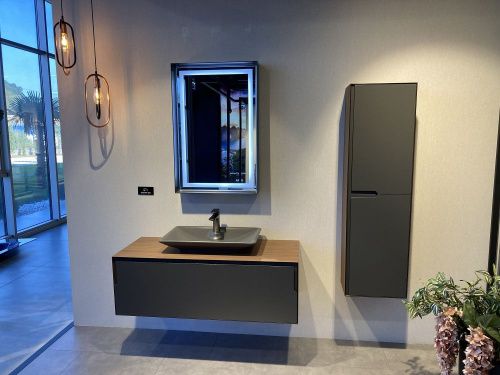 Пенал ORKA Craft 40 орех/антрацит, универсальный фото 5