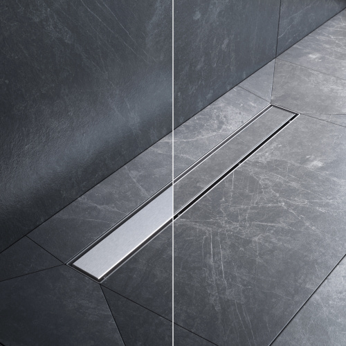 Трап для душа линейный, универсальный затвор Tile, 60 см AM.PM MasterFlow W01SC-U11-060-04SB