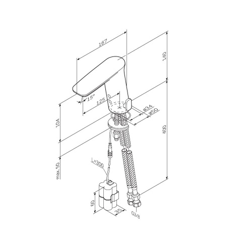 Смеситель для раковины, сенсорный AM.PM Inspire V2.0 F50A02322 фото 11