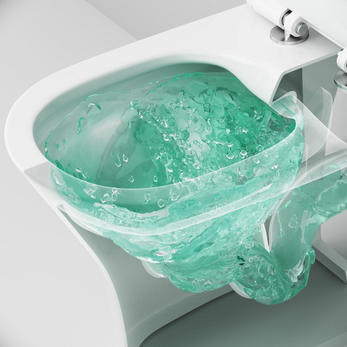 Унитаз-компакт FlashClean с сиденьем микролифт AM.PM Sense C748600SC фото 10
