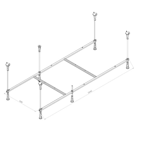 Каркас для ванны AM.PM Func W84A-170-070W-R фото 3