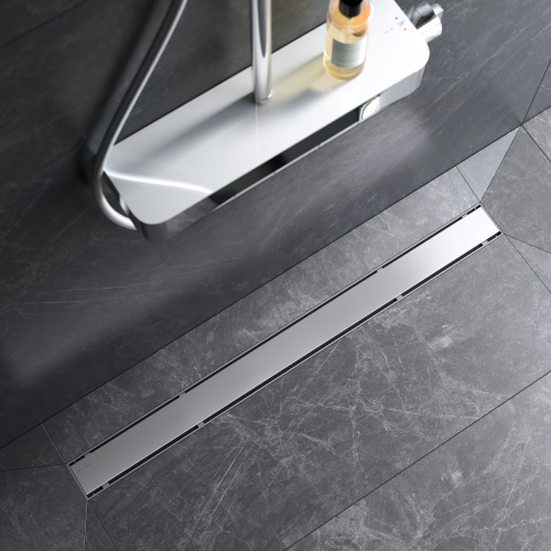 Трап для душа линейный, универсальный затвор Tile, 90 см AM.PM PrimeFlow W02SC-U11-090-04SB фото 7