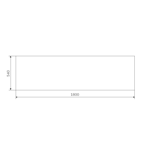 Декоративная фронтальная панель для ванны 180x70/180х80 см AM.PM Gem W93A-180-070W-P фото 3