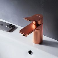 Смеситель для раковины, розовое золото AM.PM X-Joy F85A02144