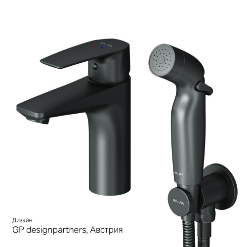 Смеситель для раковины с гигиеническим душем AM.PM Gem F90A03022 фото 7
