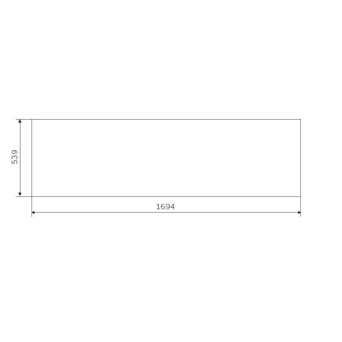 Декоративная фронтальная панель для ванны 170x70/170x75 см AM.PM Gem W93A-170-070W-P фото 3