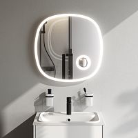 Зеркало с контурной LED-подсветкой, ИК сенсором и косметическим зеркалом, 65 см AM.PM Func M8FMOX0653SA
