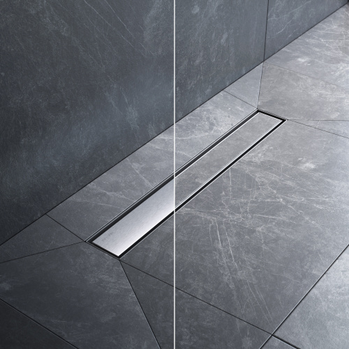 Трап для душа линейный, универсальный затвор Tile, 50 см AM.PM MasterFlow W01SC-U11-050-04SB