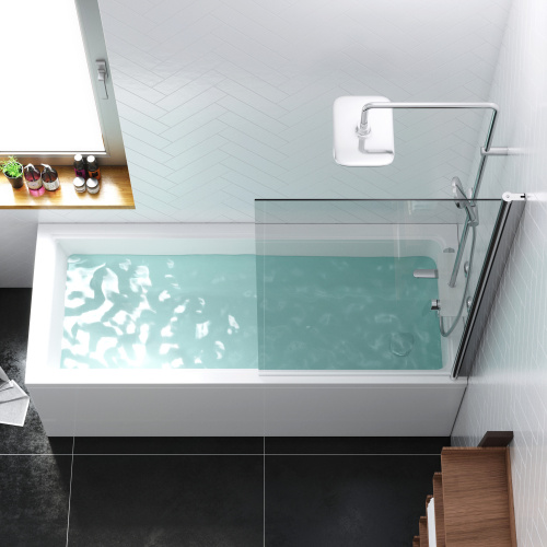 Душевая шторка на ванну 80х140 см Damixa Skyline DX35WBS-D080-140MT фото 5