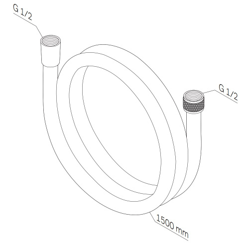Шланг для душа 1500 мм AM.PM AM.PM F0415B00 фото 3