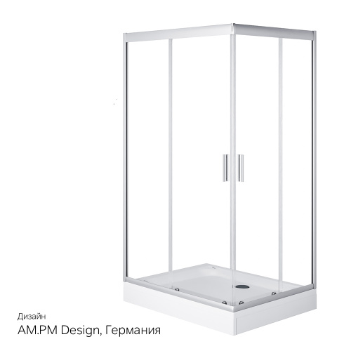 Душевое ограждение 120x90 см, без поддона AM.PM Gem W90G-404-120290-MT фото 2