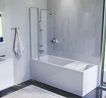 Душевая шторка на ванну AM.PM Gem W90BS-D3W5-140CT