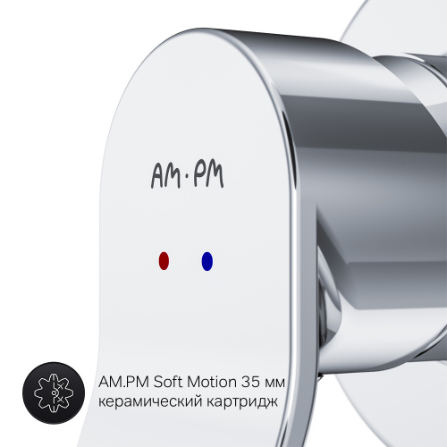 Встраиваемый смеситель AM.PM X-Joy F85A65000 фото 7