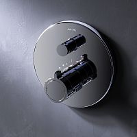Смеситель с термостатом монтируемый в стену на 2 потребителя AM.PM X-Joy F85A45600