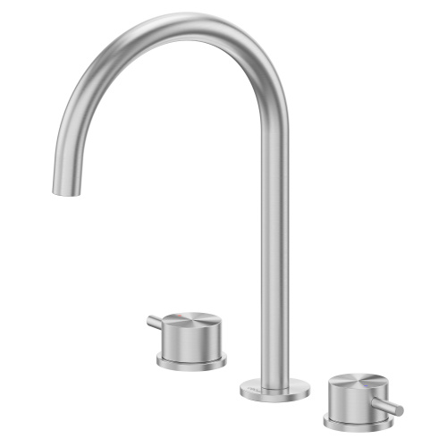 Смеситель для раковины, сталь брашированная ABBER Wasser Kreis 316 AF8108BST-M