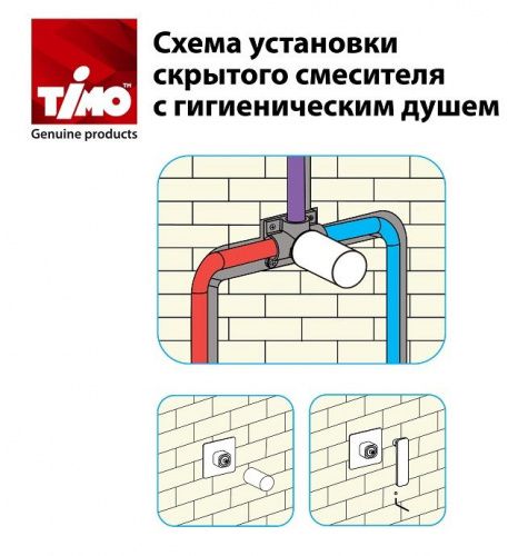 Смеситель Timo Selene 2089/17SM с гигиеническим душем, золото матовое фото 3