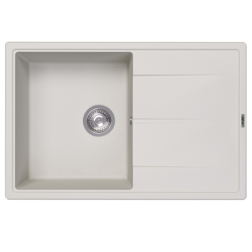 Кухонная мойка 78см ABBER Quarz AQ2904W белый