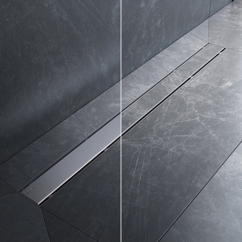 Трап для душа линейный, универсальный затвор Tile, 90 см AM.PM PrimeFlow W02SC-U11-090-04SB