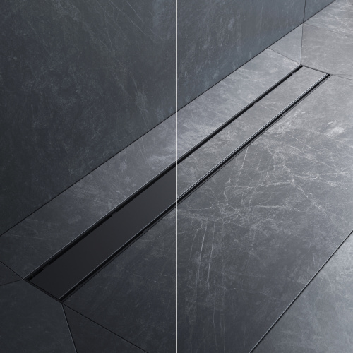 Трап для душа линейный, универсальный затвор Tile, 80 см AM.PM PrimeFlow W02SC-U11-080-04BM